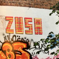 Zusa bog - street art