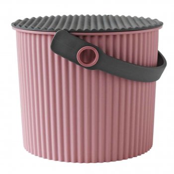 Japansk spand med lg - rose/grey