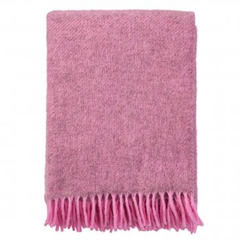 Klippan plaid Gotland 200 x 130 cm - pink