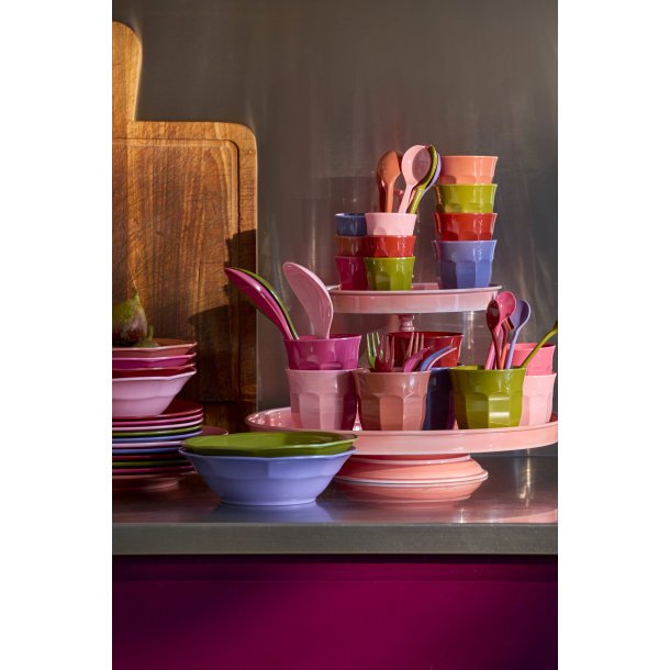 Rice melaminkrus Medium multicolor - 6 stk