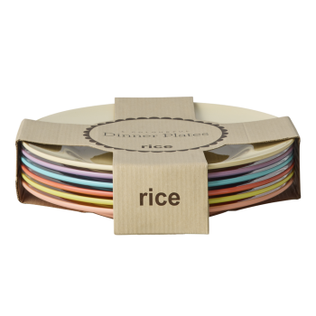 Rice melamin frokosttallerken Glory Days - 6 stk