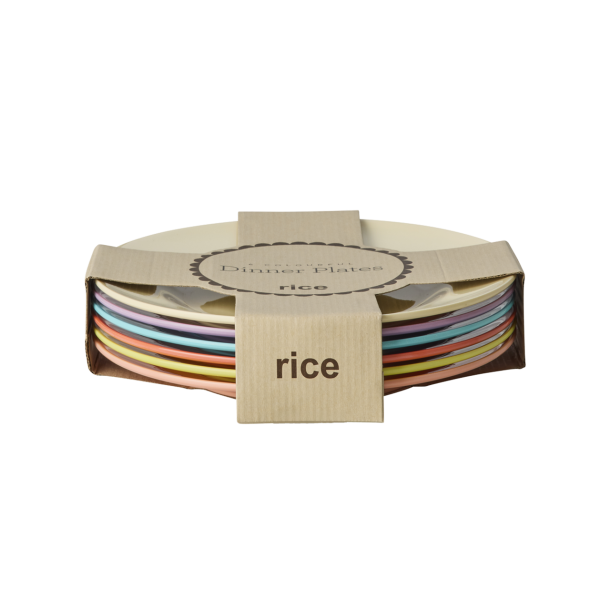 Rice melamin frokosttallerken Glory Days - 6 stk