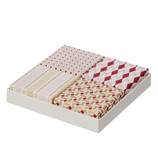 Bungalow minisker 4 stk i bakke - Ruby