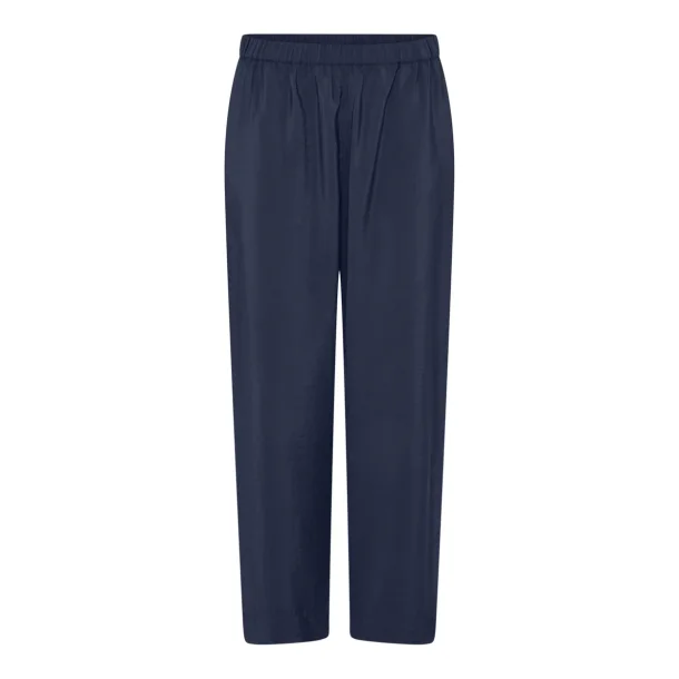 Frau Manila bukser viscose str medium - dark navy