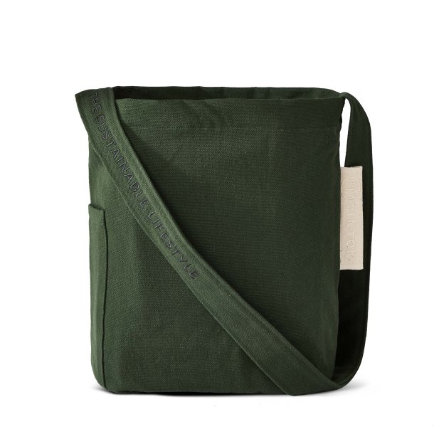 Tintok Mira canvas bag crossbody - forest green