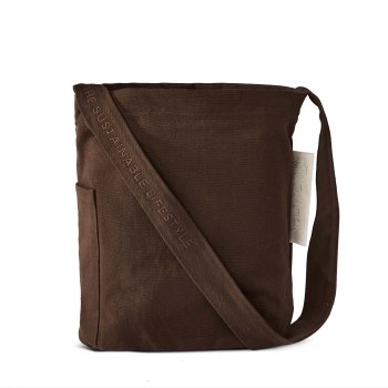 Tintok Mira canvas bag crossbody - brown