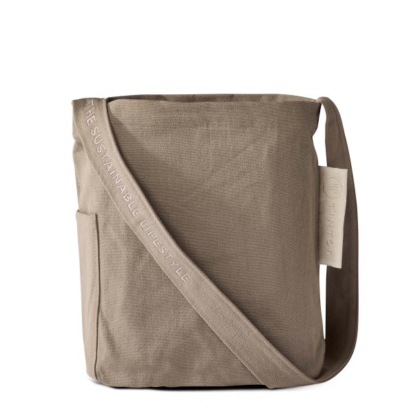 Tintok Mira canvas bag crossbody - mocha