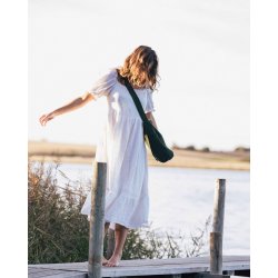 Tintok Mira canvas bag crossbody - forest green