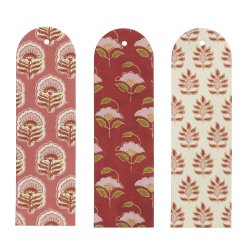 Bungalow til og fra kort - Priya scarlet 6 stk