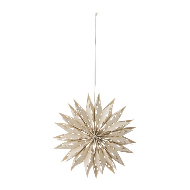 Bungalow julestjerne til ophng 20 cm - Eira Stone