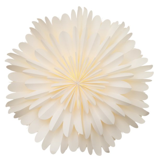 Bungalow stjernelampe Uranus white - 62cm