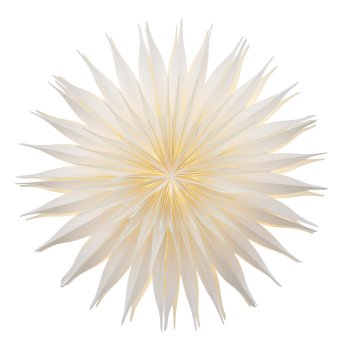 Bungalow stjernelampe Venus white - 60cm