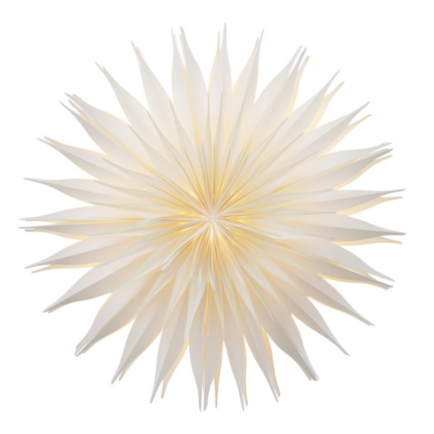 Bungalow stjernelampe Venus white - 60cm