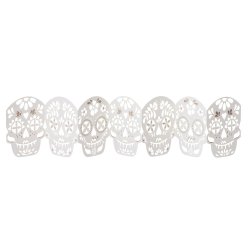 Bungalow Halloween bordguirlande - Skulls 65cm