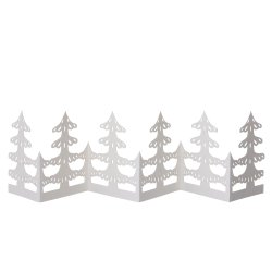 Bungalow bordguirlande Trees 70 cm - Off white