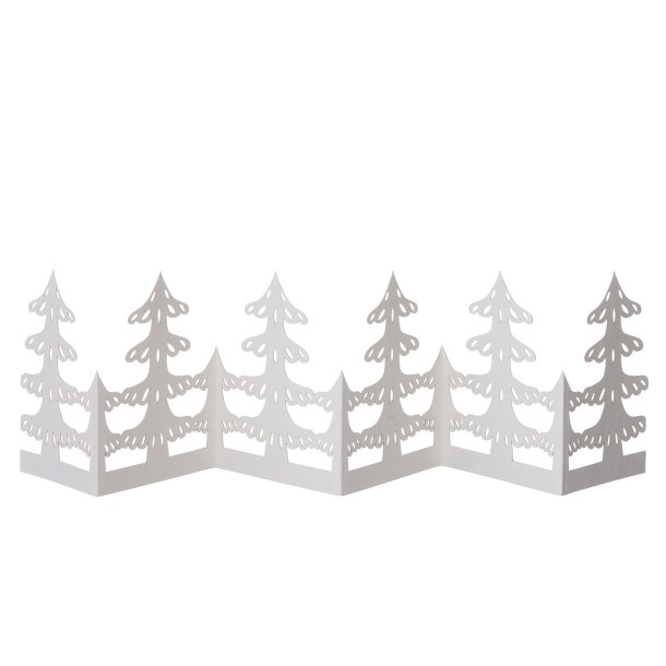 Bungalow bordguirlande Trees 70 cm - Off white