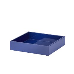 Bungalow lak bakke 22,5 x 22,5 cm - indigo
