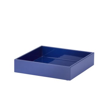 Bungalow lak bakke 22,5 x 22,5 cm - indigo