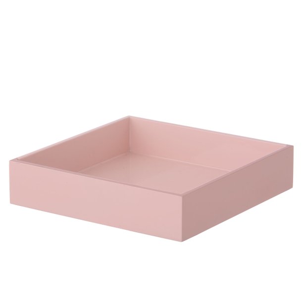 Bungalow lak bakke 22,5 x 22,5 cm - pink
