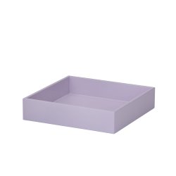 Bungalow lak bakke 22,5 x 22,5 cm - lilac lavender