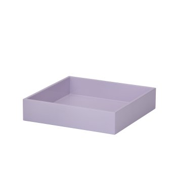 Bungalow lak bakke 22,5 x 22,5 cm - lilac lavender