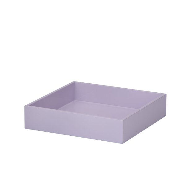 Bungalow lak bakke 22,5 x 22,5 cm - lilac lavender