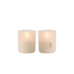Uyuni LED stearinlys i glasstage 2 pak - vanilla