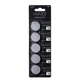 Uyuni batterier 5 stk CR2450 til fyrfadslys premium