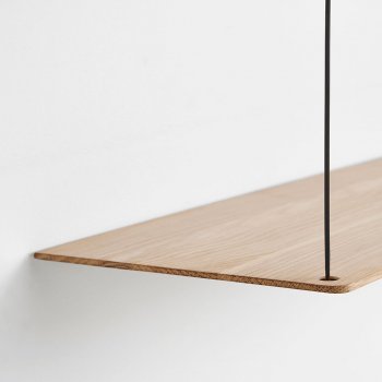 Woud Stedge add-on hylde 60 cm - hvidpigmenteret eg