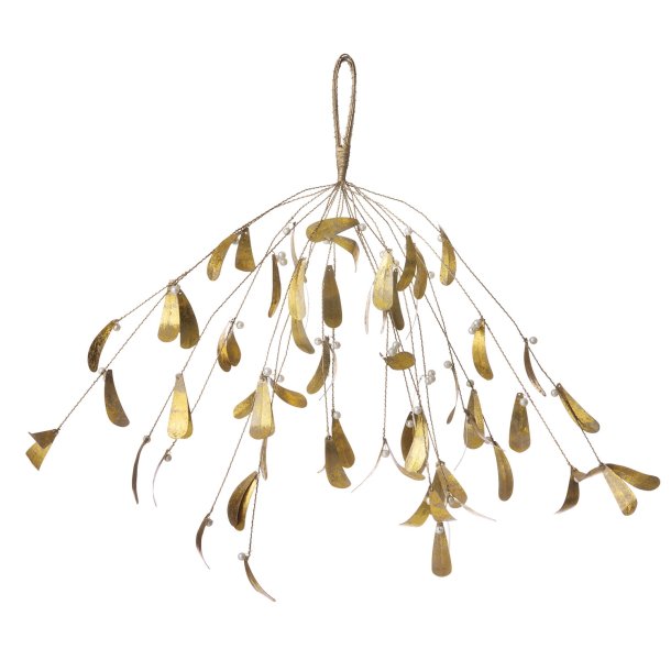 Mistelten i bladguld 18 grene - Large plus