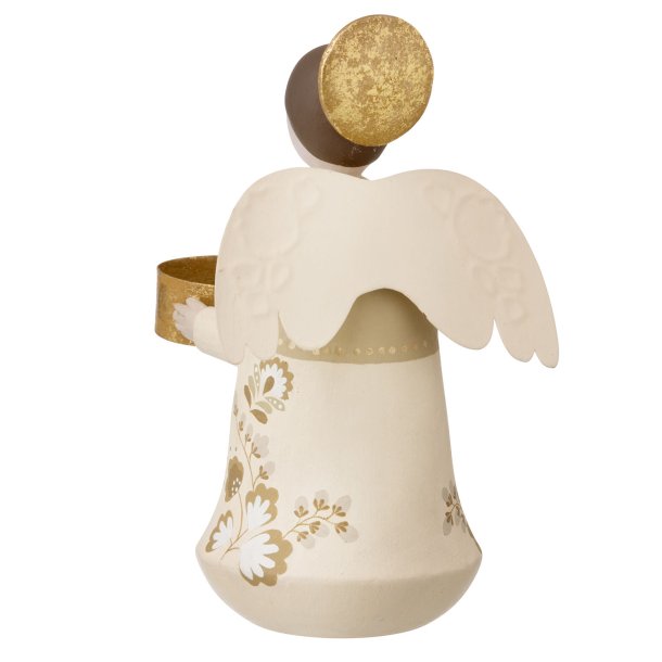 Bungalow Angel fyrfadsstage Marigold Vanilla - hndmalet