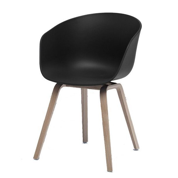 HAY About A Chair - black/oak