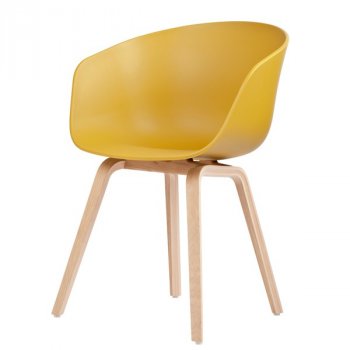 HAY About A Chair - mustard/oak