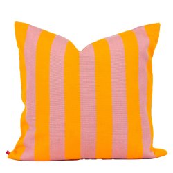 Pudebetrk Fairtrade 50x50cm Emanuela - orange/lavender