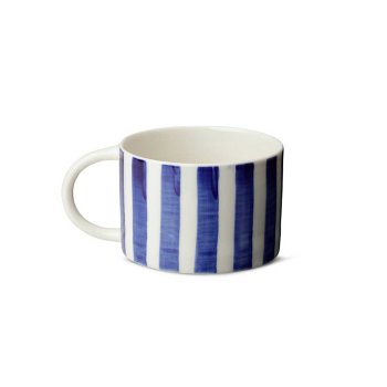 Anne Black Candy Krus wide - blue stripe