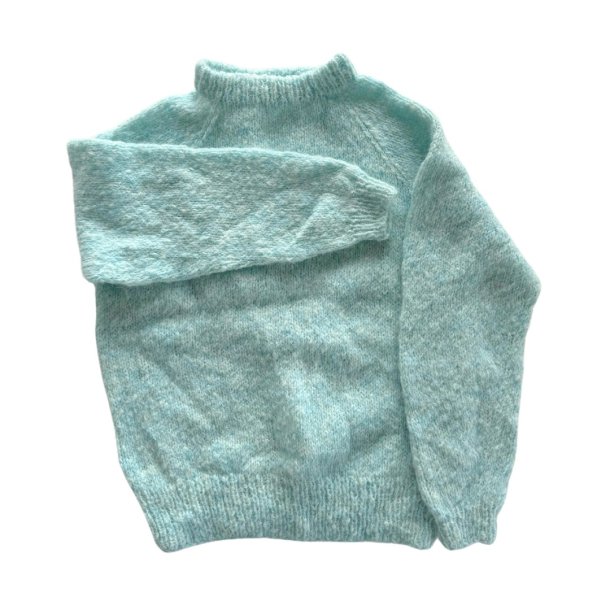 Coffee Beanies Ida sweater - aqua