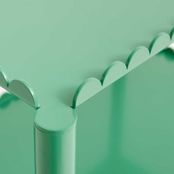 HAY Arcs Trolley Low - Soft Jade