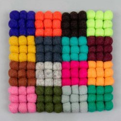 Bordskner fairtrade - hndlavet i uldfilt