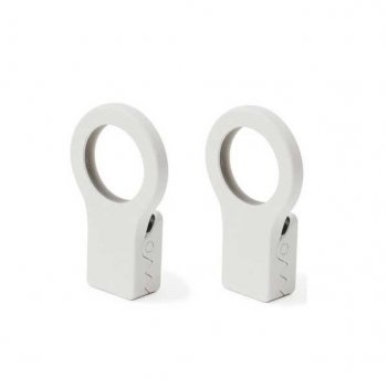 Clip-on ophng - 2 stk hvid