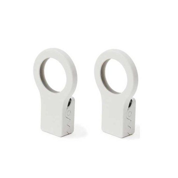 Clip-on ophng - 2 stk hvid