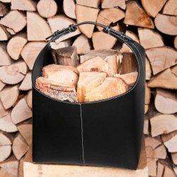 Brndekurv i lder - sort