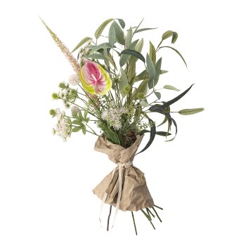 Evighedsbuket af kunstige blomster - Blush