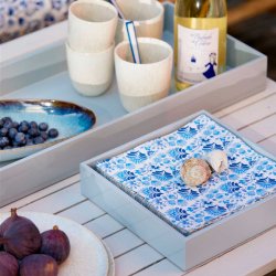 Bungalow lak bakke 22,5 x 22,5 cm - cream