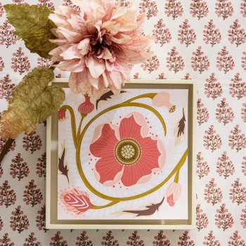 Bungalow lak bakke 22,5 x 22,5 cm - cream