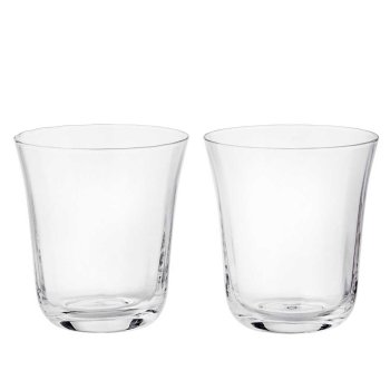 Bungalow drikkeglas Nora st med 2 stk - Clear