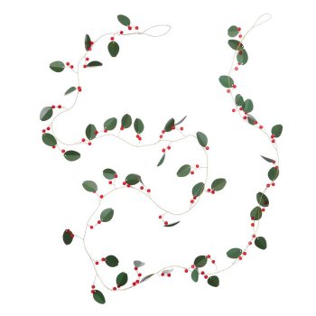 Guirlande med br - forestgrn 140 cm