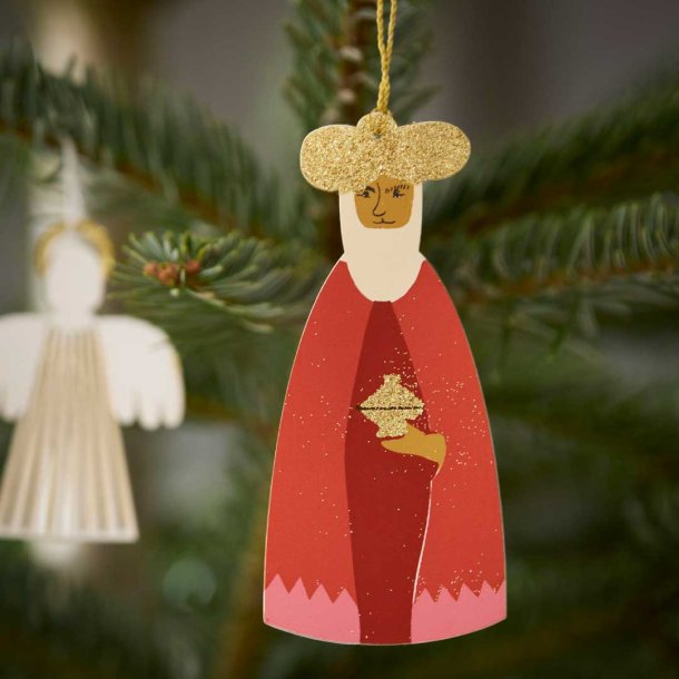 Bungalow julepynt papir - De 3 vise mnd