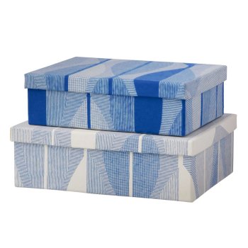 Bungalow sker 2 stk - Oblong duo box - Atelier Indigo