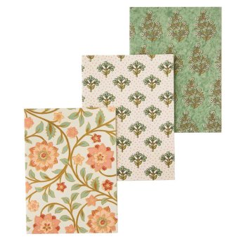 Bungalow kort og kuverter 3 stk - Samira Ming