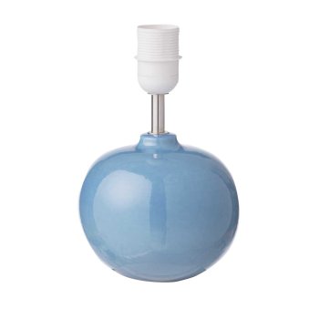 Bungalow Ball lampefod i keramik - misty blue